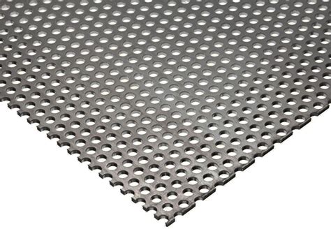 1 inch hole in stainless sheet metal|14 gauge perforated stainless steel.